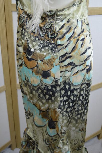 ROBERTO CAVALLI 

Robe longue dos nu en soie...