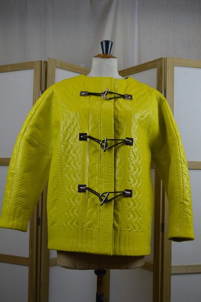 BALENCIAGA PARIS

Veste en vinyle jaune fluo,...