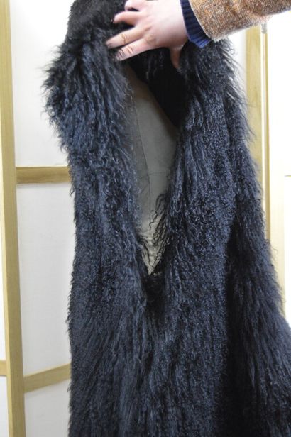 LANVIN

Manteau à manches courtes en agneau...