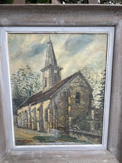 École du XXe siècle

Église à Fourqueux.

Huile...