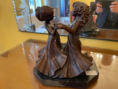 École française du XXe siècle. 

Deux danseuses....