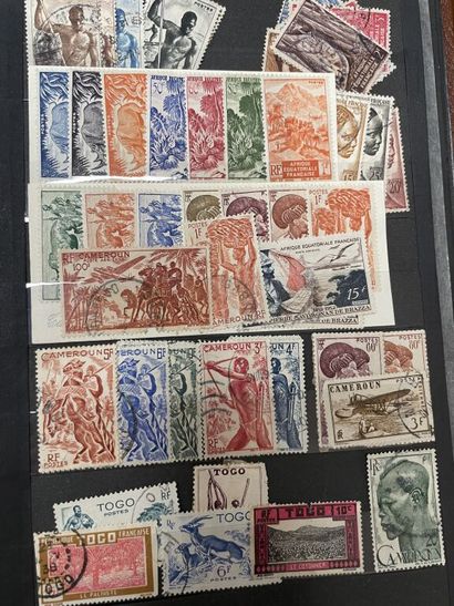 Très fort lot de timbres du monde entier...