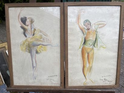École du XXe siècle

Danseuses.

Paire de...