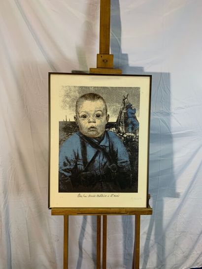 Christian ZEIMERT

Un jeune soldat.

Lithographie.

Épreuve...