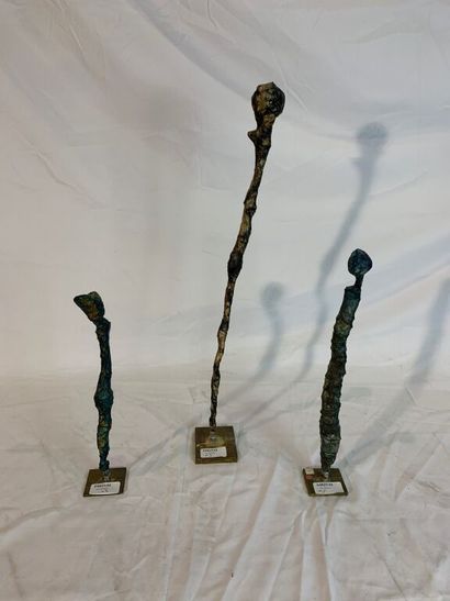 École du XXe siècle

Ensemble de trois sculptures...