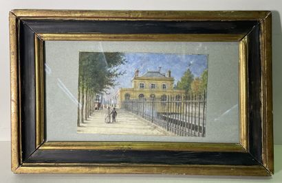 École française vers 1900

Promenade devant...