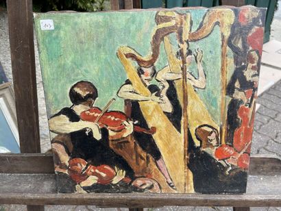 D'après VALTAT

L'orchestre.

Reproduction...