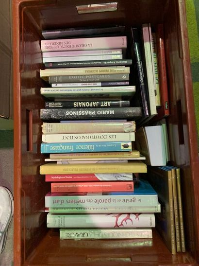 Très fort lot de livres d'art dont catalogues...