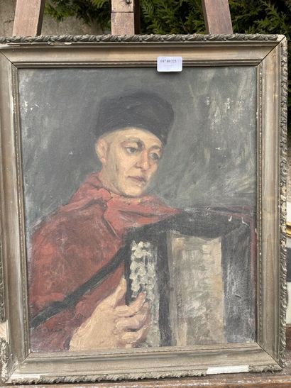 École du XXe siècle

Accordéoniste.

Huile...