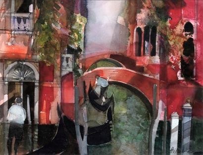 C.HILAIRE
Venise Encre sur papier signée...