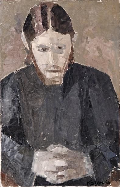 Portrait de moine orthodoxe, Vincent, vers...