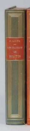 LOUYS (PIERRE)
Les chansons de Bilitis. 1...