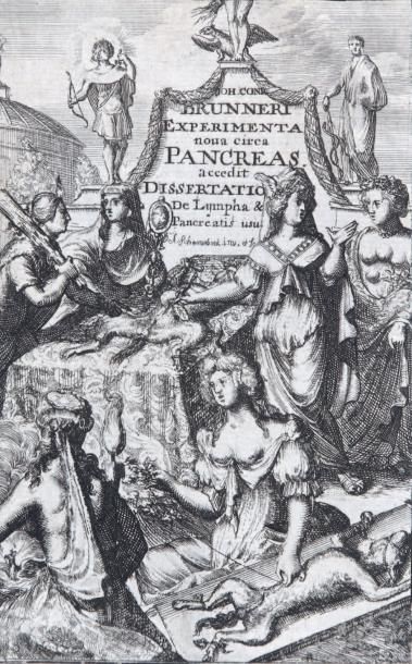 BRUNNER (J.C)
Experimenta nova circa pancreas;...