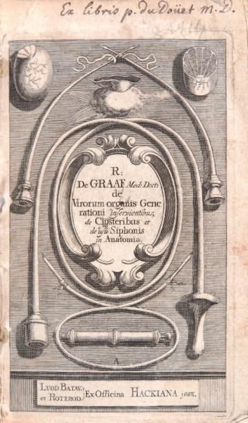 GRAAF (R. DE)
De virorum organis generationi...Leyde...