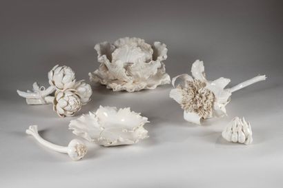 Jean-Paul GOURDON (born 1956).
Set of white...