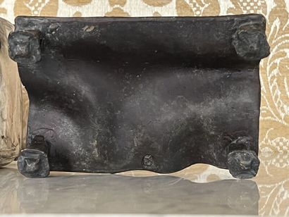 Christine FABRE (born 1951). 
Sculpture forming...