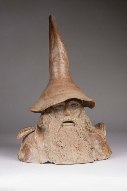 Patrick CONSIGNY (20th century). 
Mage. 
Stoneware...