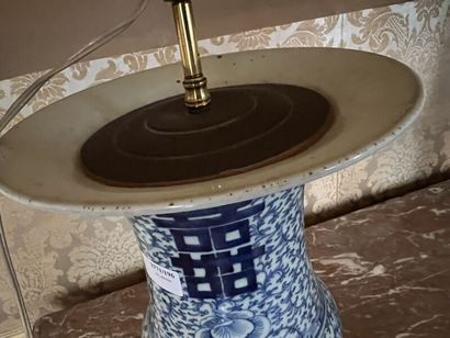CHINA.
Pair of porcelain baluster vases decorated...