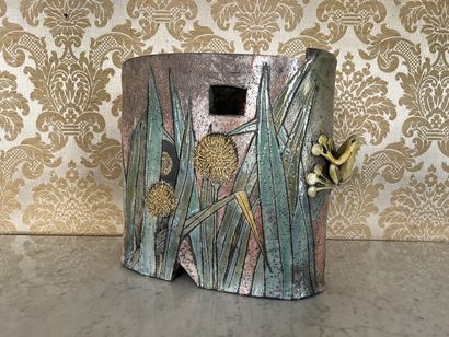 Claude DUTERTRE (born 1954). 
Ceramic vase...