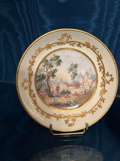 SÈVRES.
Gobelet Bouillard et sa soucoupe...