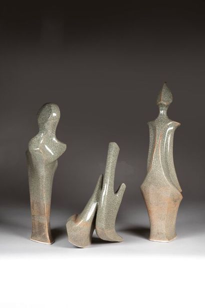 Maud BONDUELLE (XXe?siècle). 
Trois pièces...