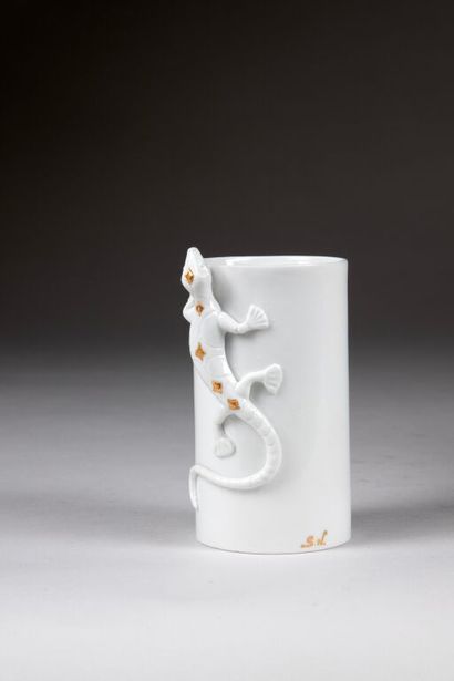 Serge NICOLE (20th century).
White and gold...