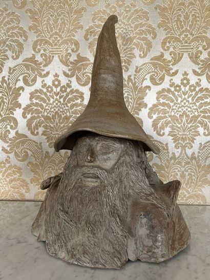 Patrick CONSIGNY (20th century). 
Mage. 
Stoneware...