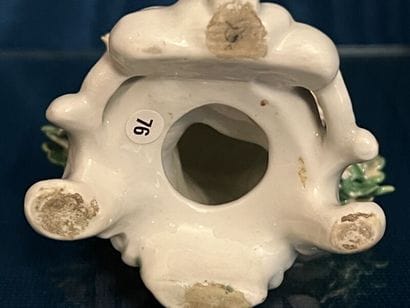 ENGLAND.
Two porcelain pendant groups depicting...