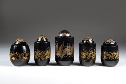 Philippe BURAUD (born 1954). 
Suite of five...