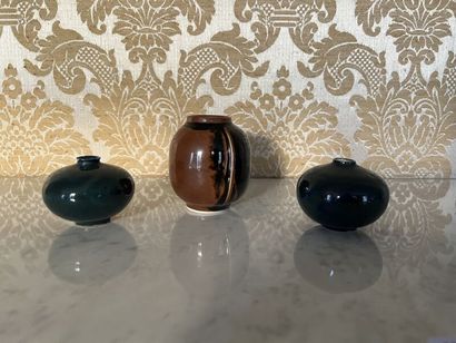 Porcelain stoneware lot including : 
- An...