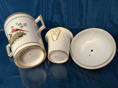 PARIS.
Rare porcelain bain-marie cup and...