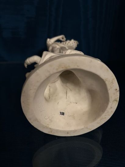 MENNECY. 
Porcelain cookie turntable group...