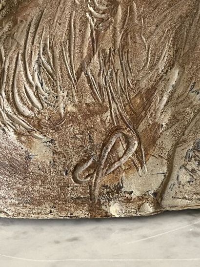 Patrick CONSIGNY (20th century). 
Mage. 
Stoneware...