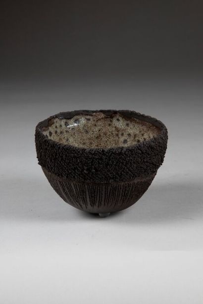Sandrine HUREL (20th century). 
Small stoneware...