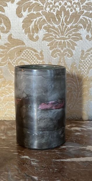 Contemporary school. 
Ceramic scroll vase...