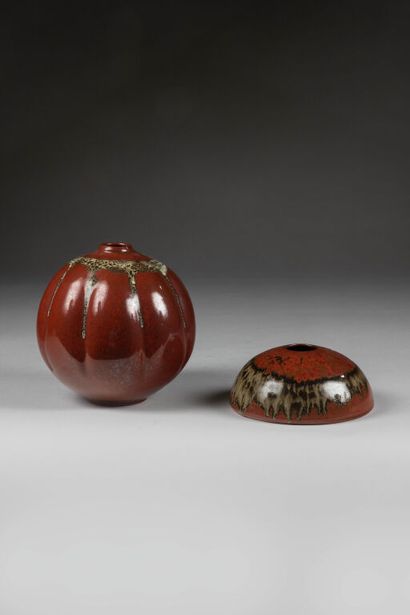 Yvon LE DOUGET (born 1953). 
Coloquinte ceramic...