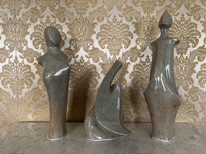 Maud BONDUELLE (XXe?siècle). 
Trois pièces...