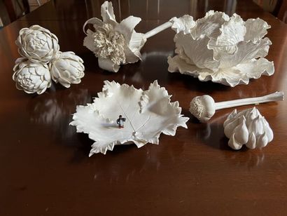 Jean-Paul GOURDON (born 1956).
Set of white...