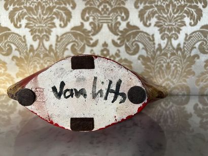 Jean-Paul van LITH (né en 1940).
Vase ovoïde...