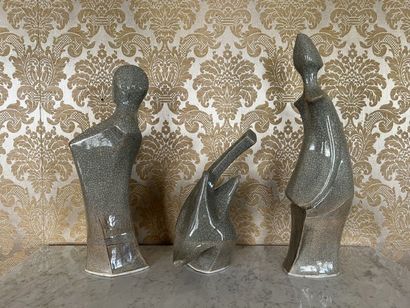 Maud BONDUELLE (XXe?siècle). 
Trois pièces...