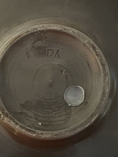 Duncan AYSCOUGH (XXe?siècle). 
Vase toupie...