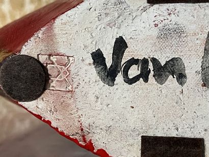 Jean-Paul van LITH (né en 1940).
Vase ovoïde...