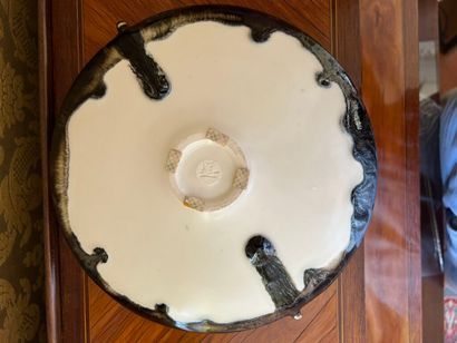 Jean GIREL (born 1947). 
Soup bowl in porcelain...