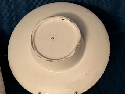 SÈVRES.
Sunken porcelain goblet and saucer...
