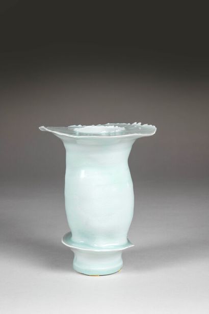 Takeshi YASUDA (né en 1943).
Vase à col évasé...