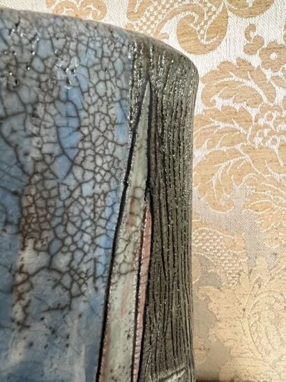 Claude DUTERTRE (born 1954). 
Ceramic vase...