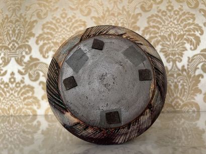 Catherine VANIER (née en 1943).
Vase cylindrique...