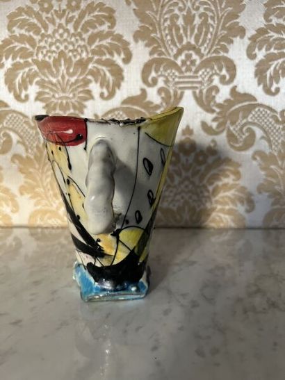 David MILLER (1942-2008). 
Vase with two...