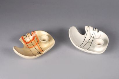 Roger CAPRON (1922-2006).
Cendrier forme...