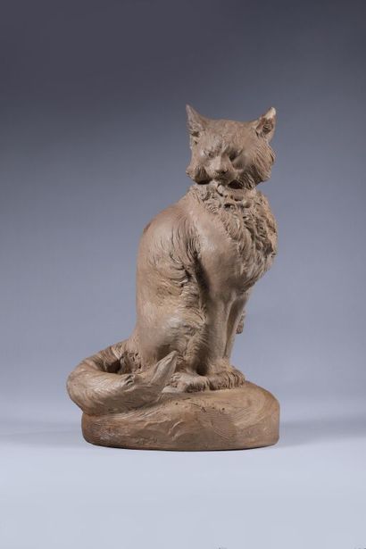 Thomas CARTIER (1879-1943).
Chat assis
Épreuve...